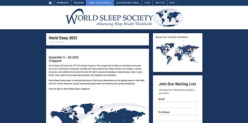 World Sleep 2025